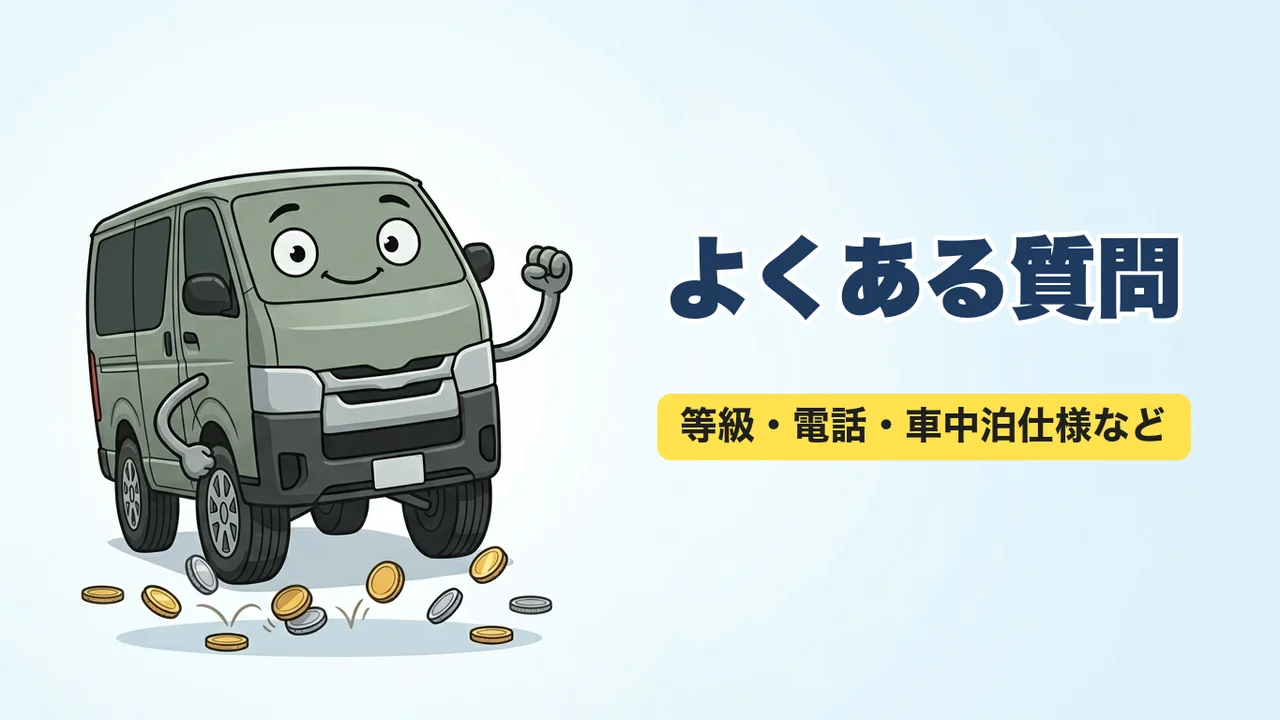 ハイエースの任意保険のよくある質問
