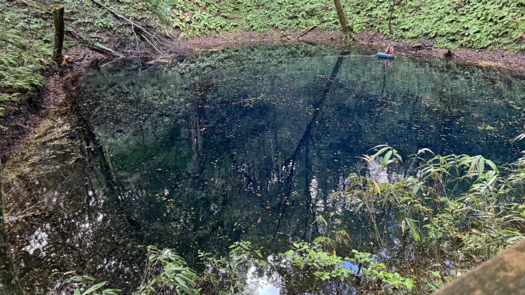 十二湖の青池