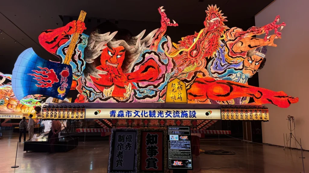ワ・ラッセに展示されたねぶた