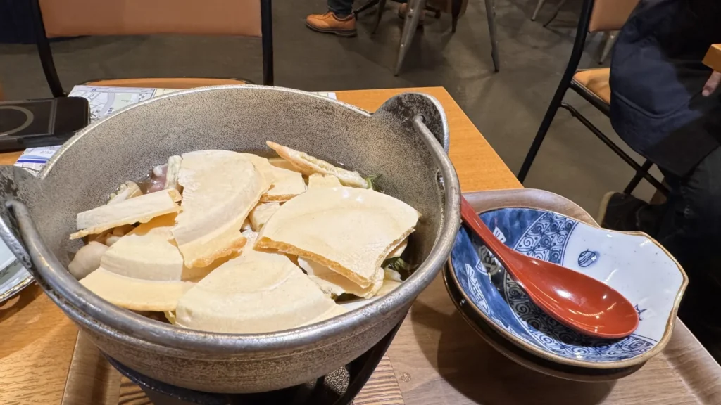 大福丸のせんべい汁